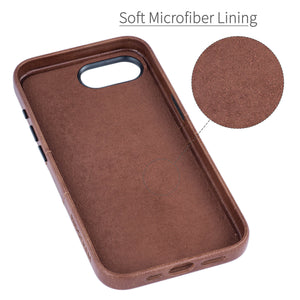 soft microfiber lining offering soft landing spot for iphone