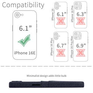 compatibility of the card case with iphone 16 (6.1 inch)