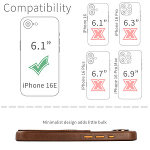 compatibility of the card case with iphone 16e (6.1 inch)