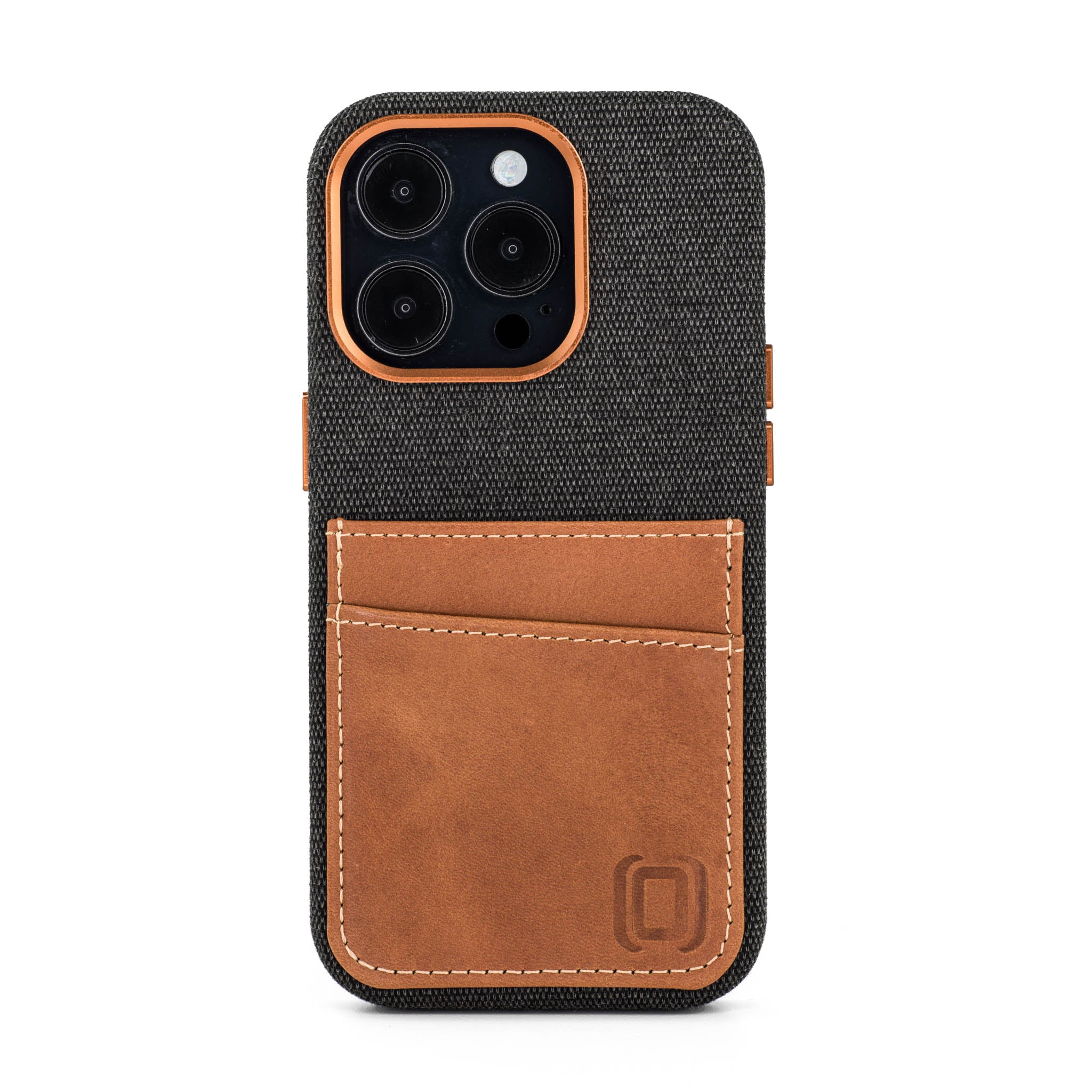 iPhone 14 Pro Fabric M2F Card Case [Light Brown]
