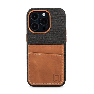 iPhone 14 Pro Fabric M2F Card Case [Light Brown]