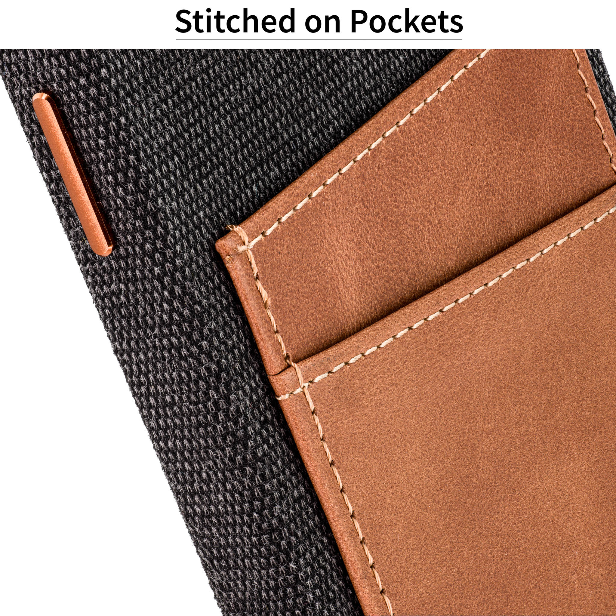 iPhone 14 Pro Fabric M2F Card Case [Light Brown]
