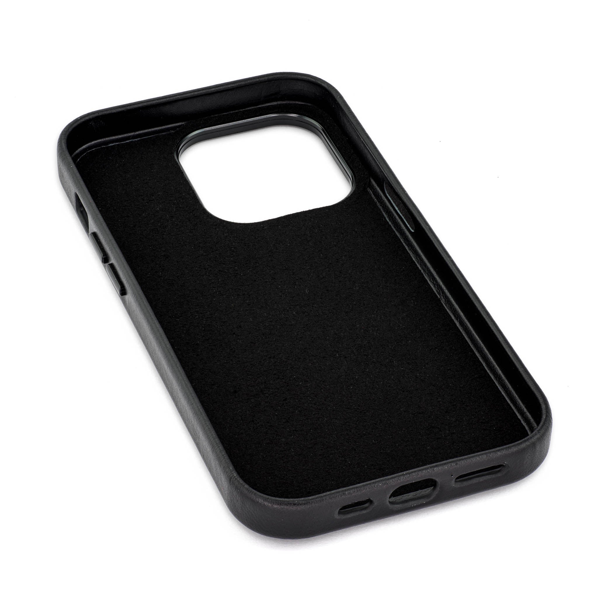 iPhone 14 Pro Genuine Leather M2GL Card Case [Black]