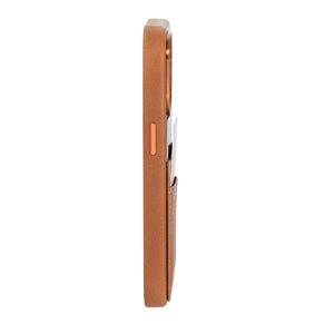 iPhone 14 Pro Genuine Leather M2GL Card Case [Light Brown]