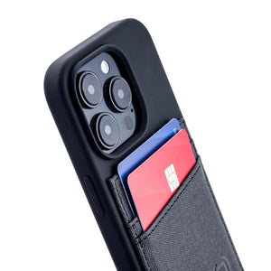 iPhone 14 Pro Silicone M2L Card Case [Black]