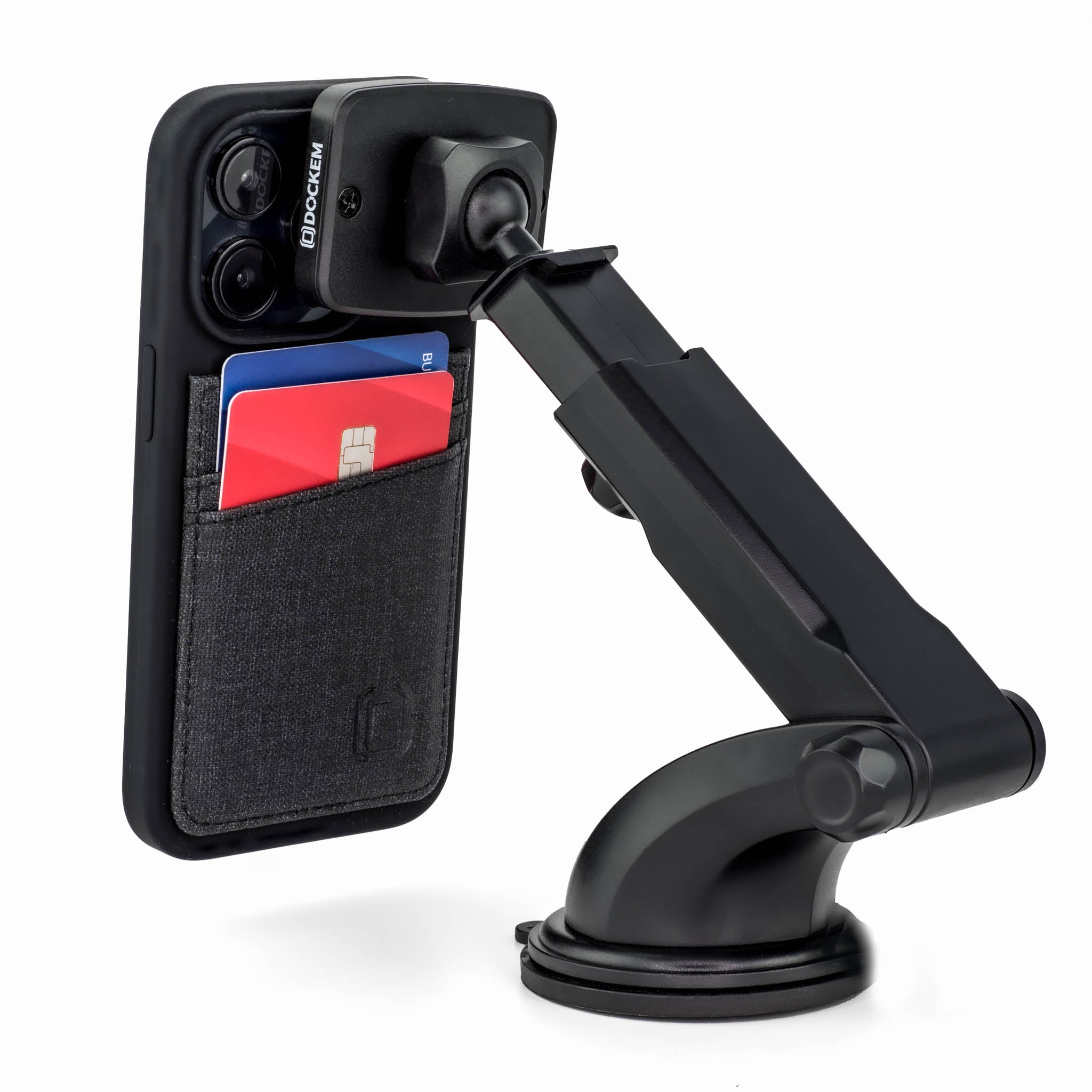 iPhone 14 Pro Silicone M2L Card Case [Black]