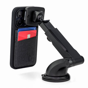iPhone 14 Pro Silicone M2L Card Case [Black]