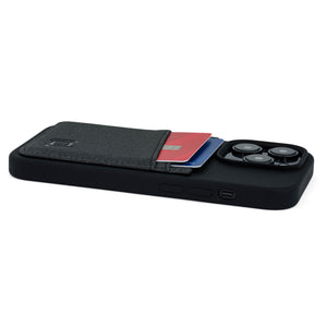 iPhone 14 Pro Silicone M2L Card Case [Black]