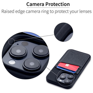 iPhone 14 Pro Silicone M2L Card Case [Black]