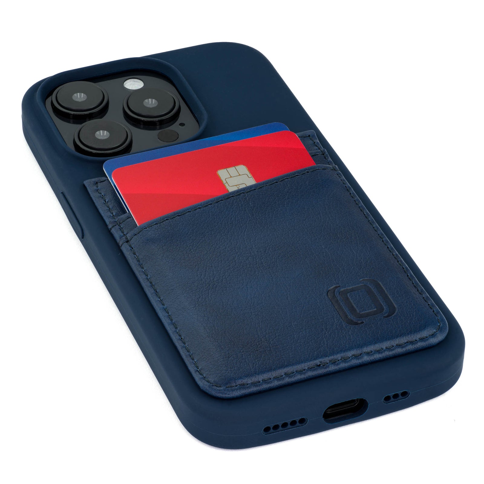 iPhone 14 Pro Silicone M2L Card Case [Navy]