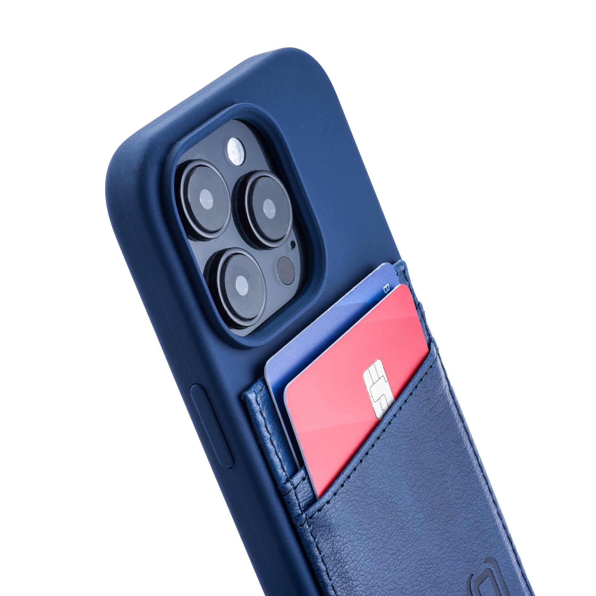 iPhone 14 Pro Silicone M2L Card Case [Navy]