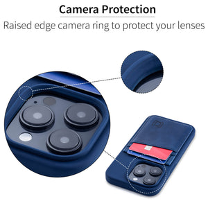 iPhone 14 Pro Silicone M2L Card Case [Navy]