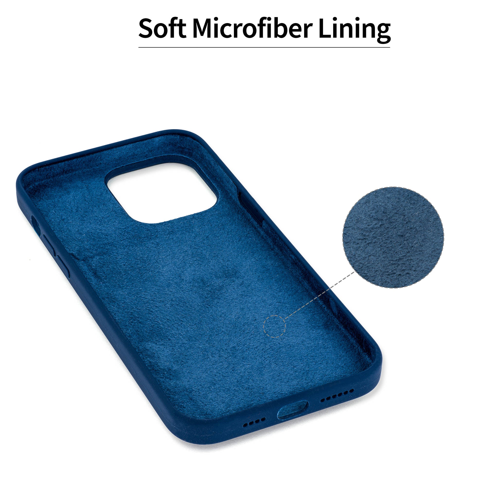 iPhone 14 Pro Silicone M2L Card Case [Navy]