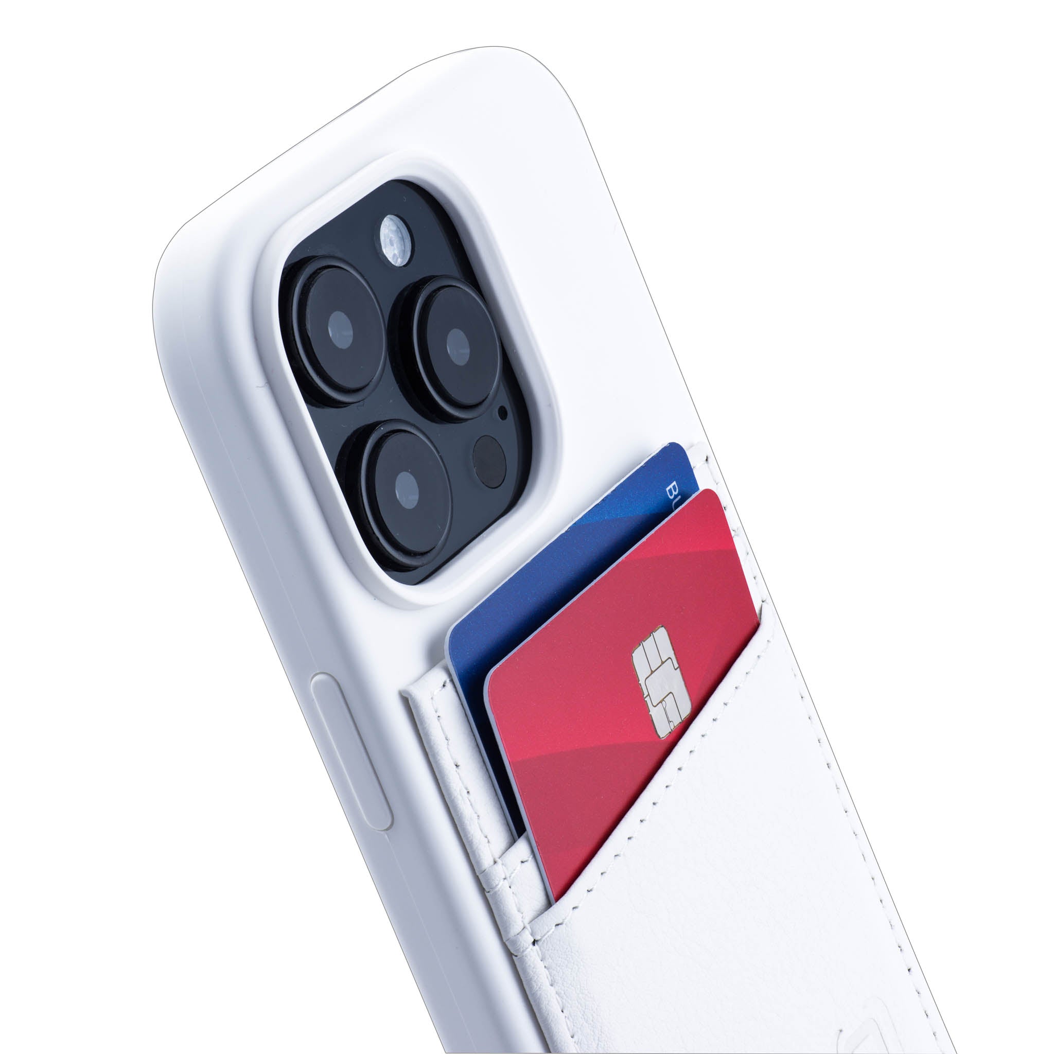 iPhone 14 Pro Silicone M2L Card Case [White]
