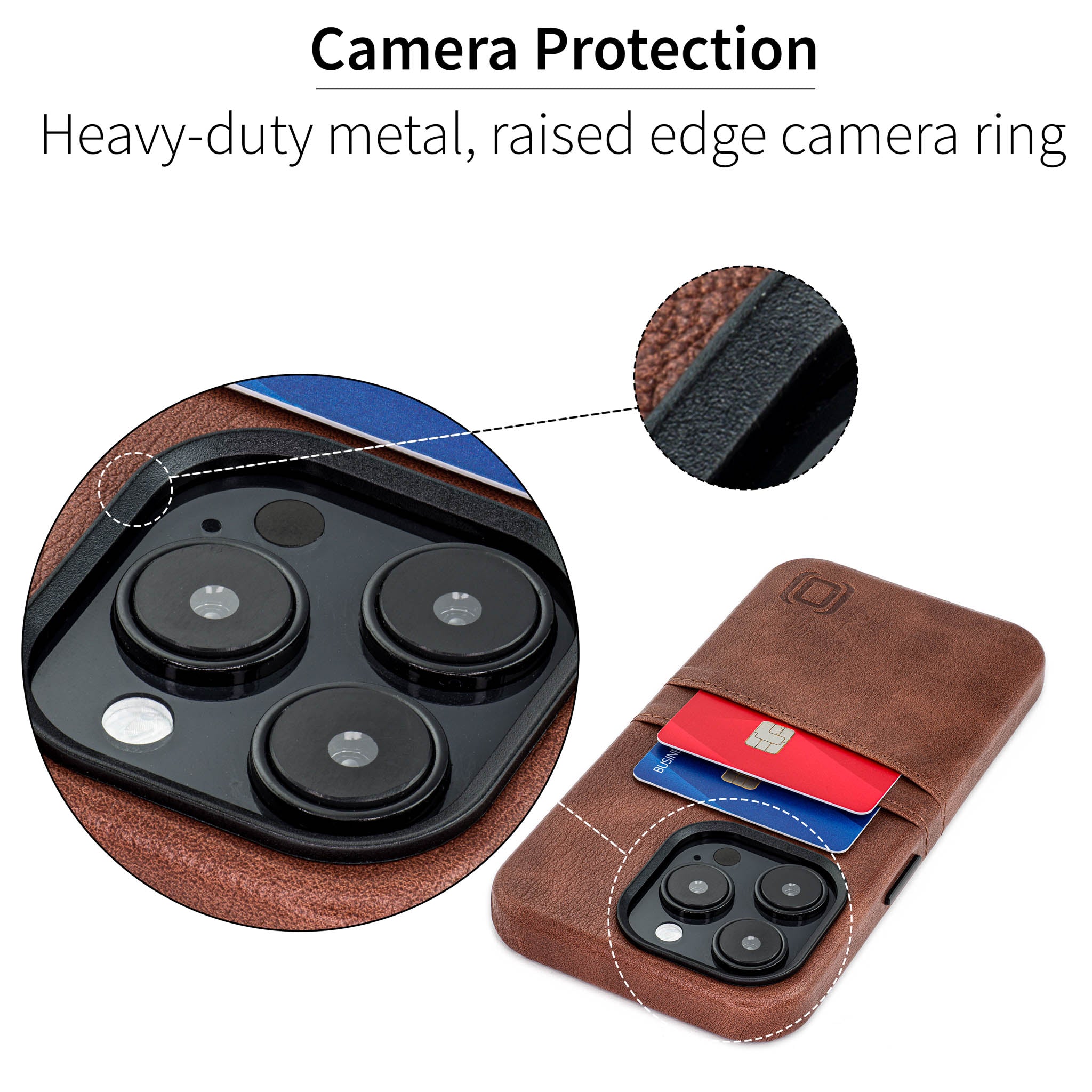 iPhone 14 Pro Exec M2 Card Case [Brown]