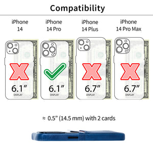 iPhone 14 Pro Exec M2 Card Case [Navy]