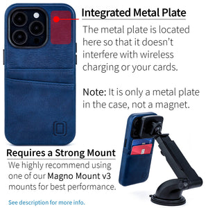 iPhone 14 Pro Exec M2 Card Case [Navy]