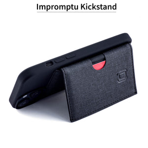 iPhone 14 Flip Card Case [Black]