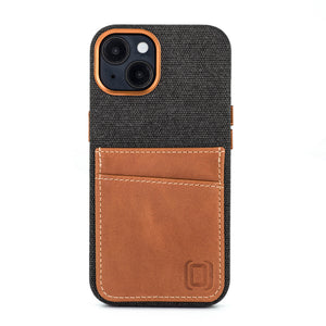 iPhone 14 Fabric M2F Card Case [Light Brown]