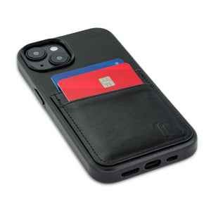 iPhone 14 Genuine Leather M2GL Card Case [Black]