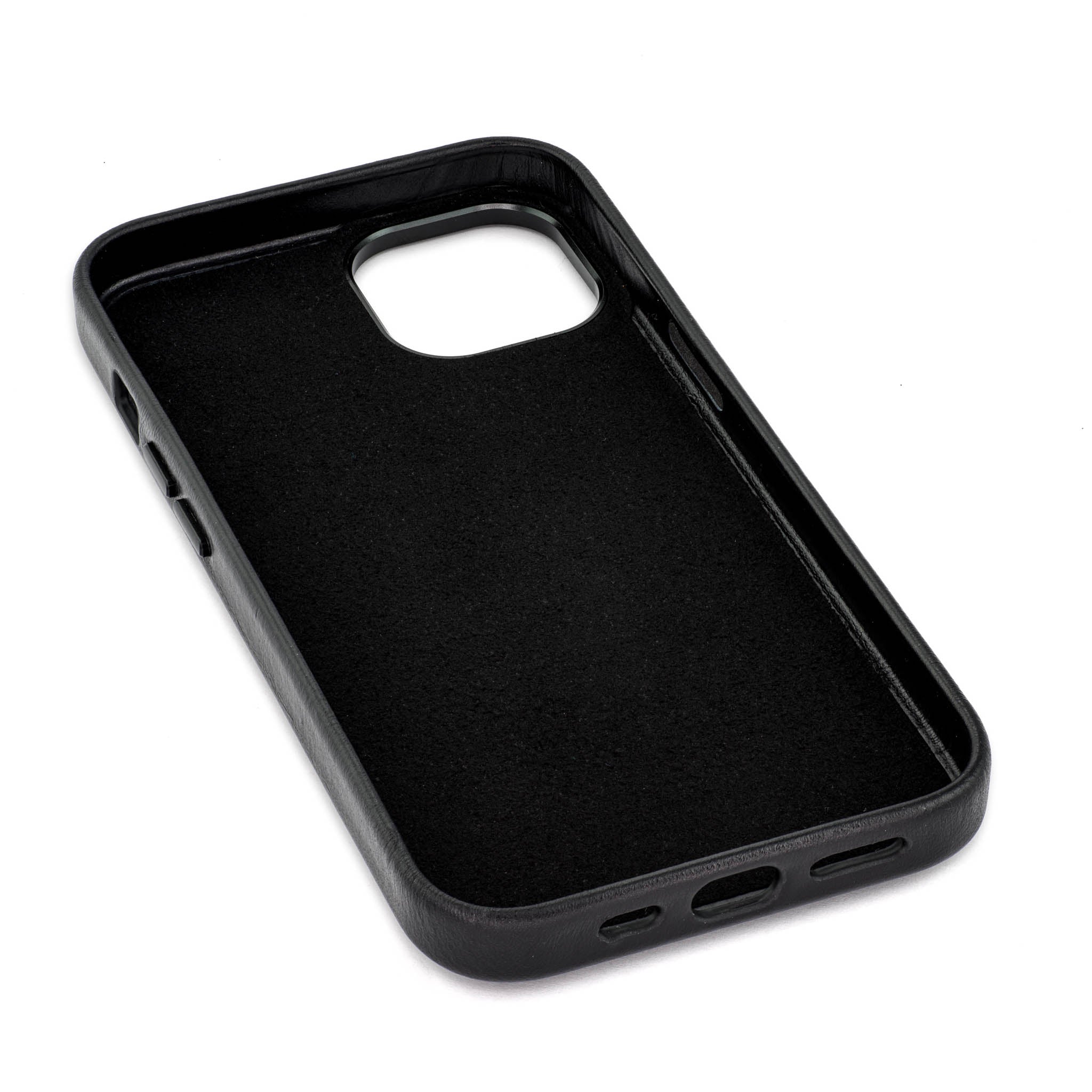 iPhone 14 Genuine Leather M2GL Card Case [Black]