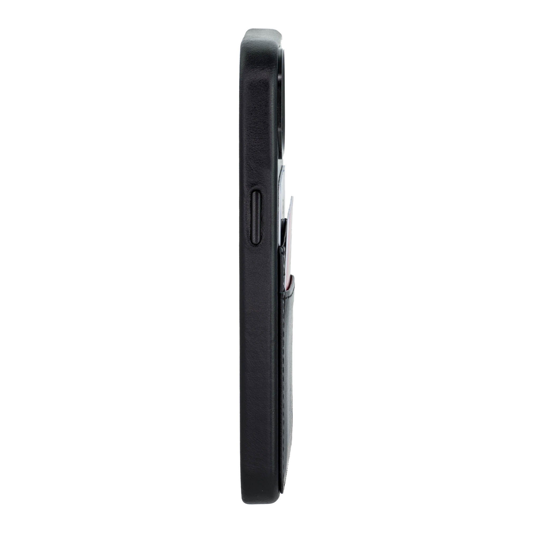 iPhone 14 Genuine Leather M2GL Card Case [Black]