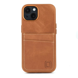 iPhone 14 Genuine Leather M2GL Card Case [Light Brown]