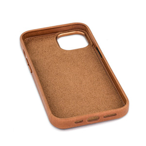 iPhone 14 Genuine Leather M2GL Card Case [Light Brown]
