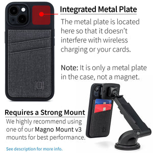 iPhone 14 Silicone M2L Card Case [Black]