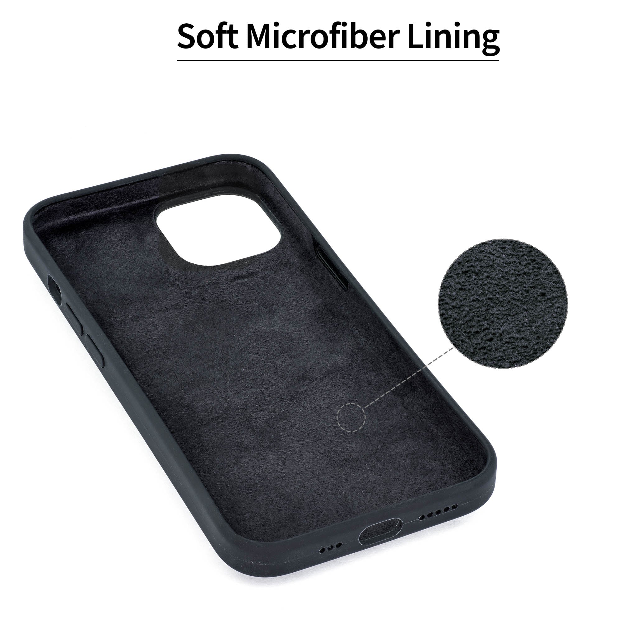 iPhone 14 Silicone M2L Card Case [Black]
