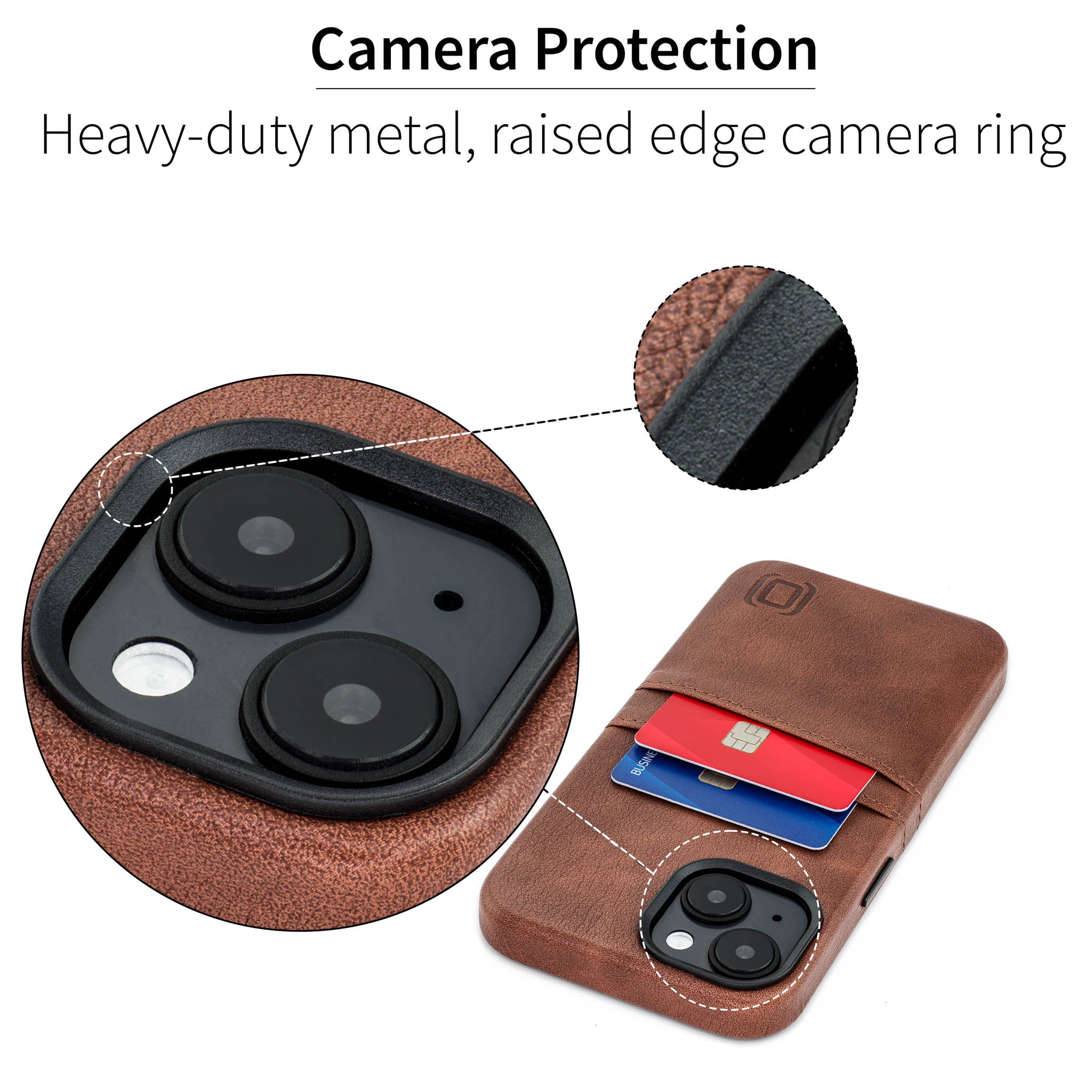 iPhone 14 Exec M2 Card Case [Brown]