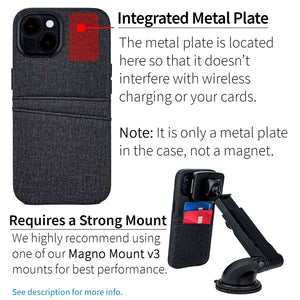 iPhone 14 Luxe M2 Card Case [Black]