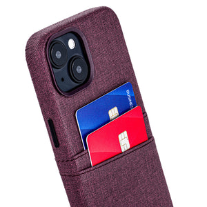 iPhone 14 Luxe M2 Card Case [Burgundy]