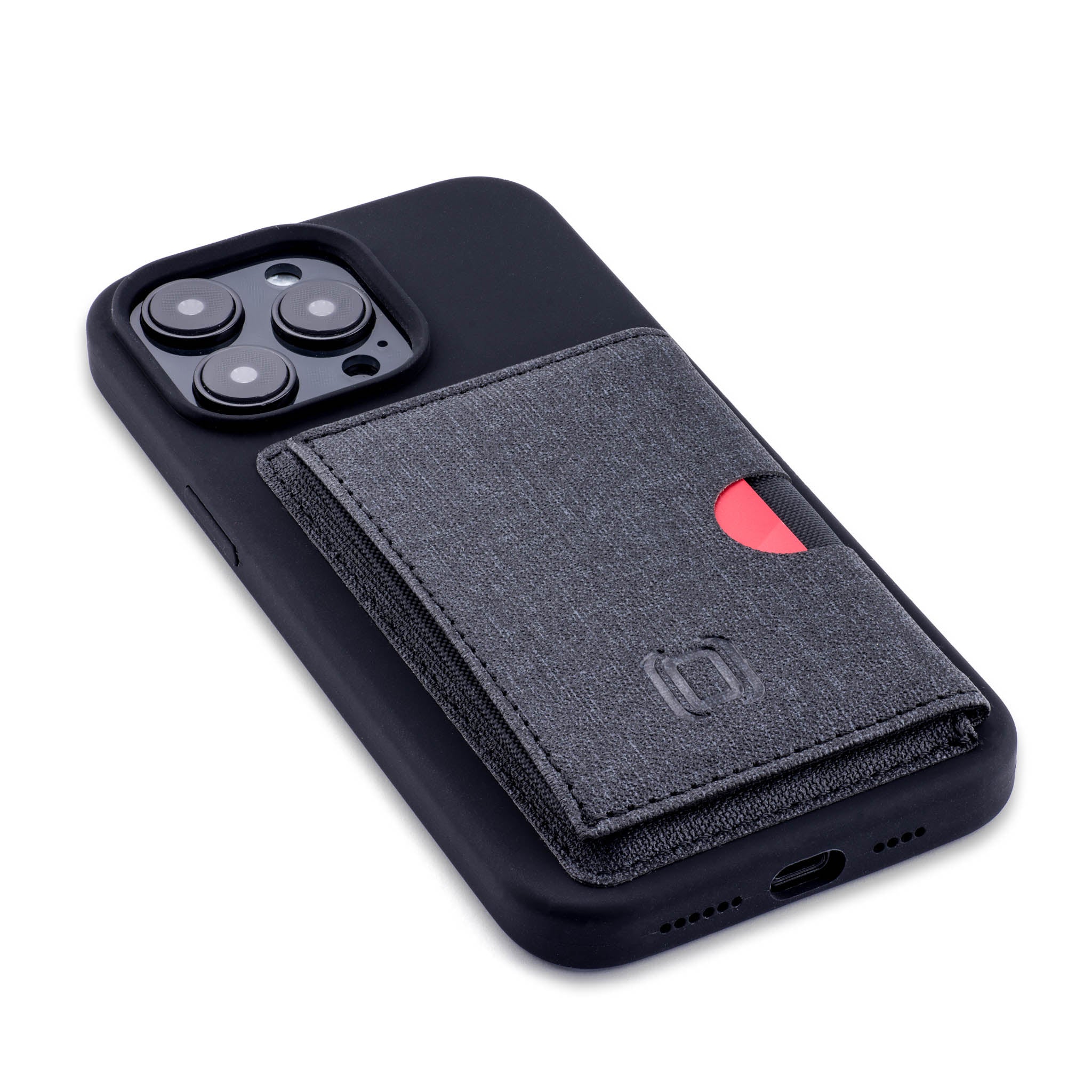 iPhone 14 Pro Max Flip Card Case [Black]