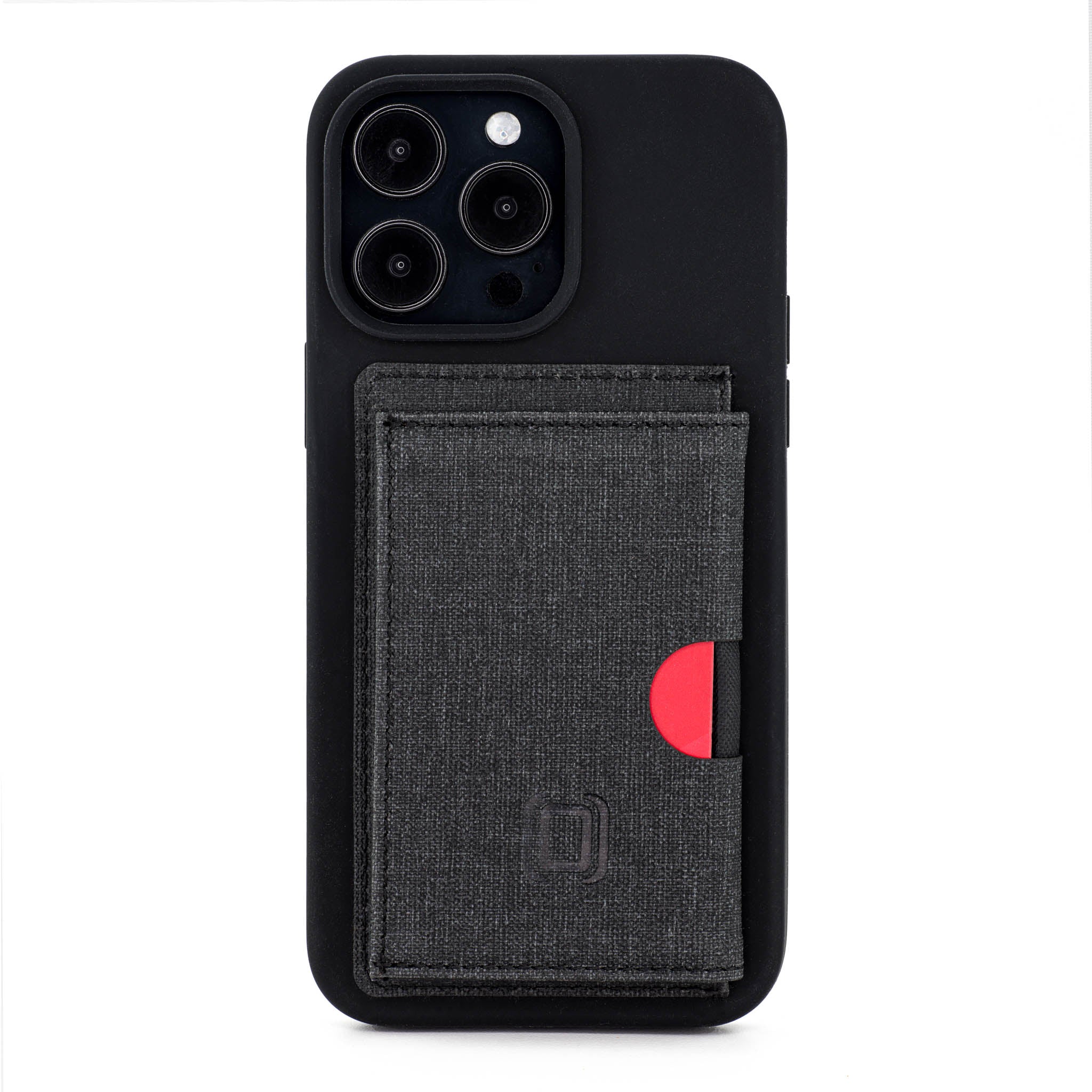 iPhone 14 Pro Max Flip Card Case [Black]