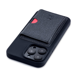 iPhone 14 Pro Max Flip Card Case [Black]