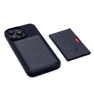 iPhone 14 Pro Max Flip Card Case [Black]