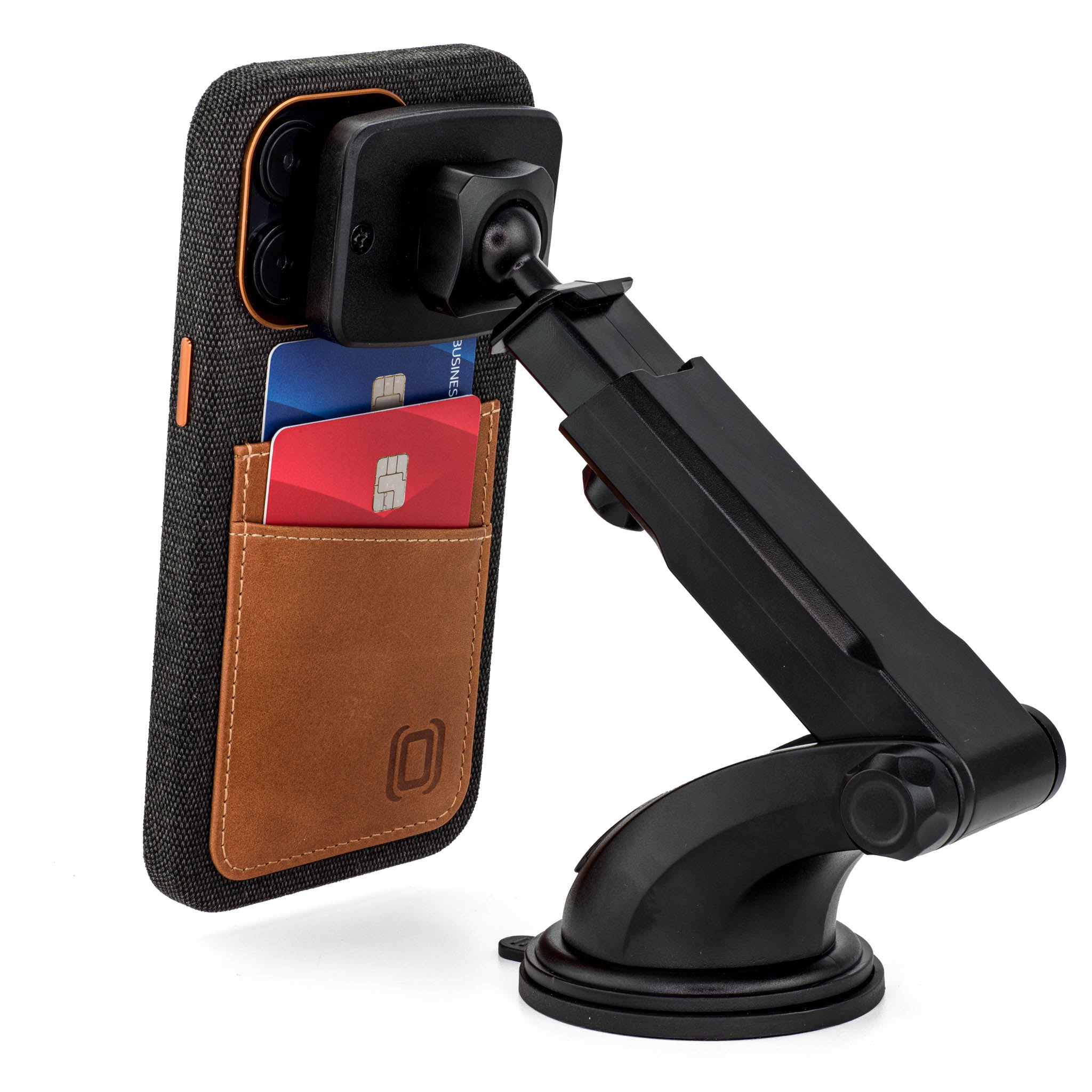 iPhone 14 Pro Max Fabric M2F Card Case [Light Brown]