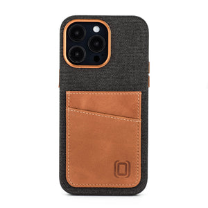 iPhone 14 Pro Max Fabric M2F Card Case [Light Brown]