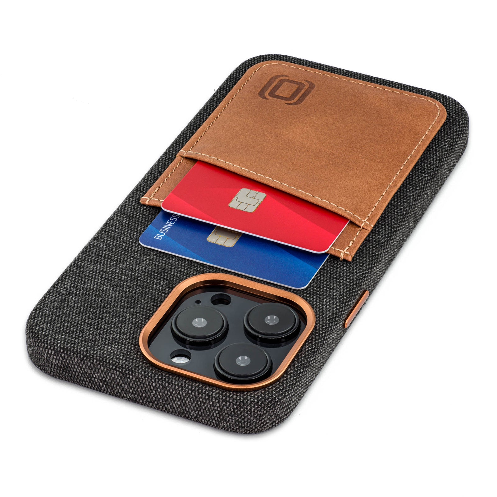 iPhone 14 Pro Max Fabric M2F Card Case [Light Brown]