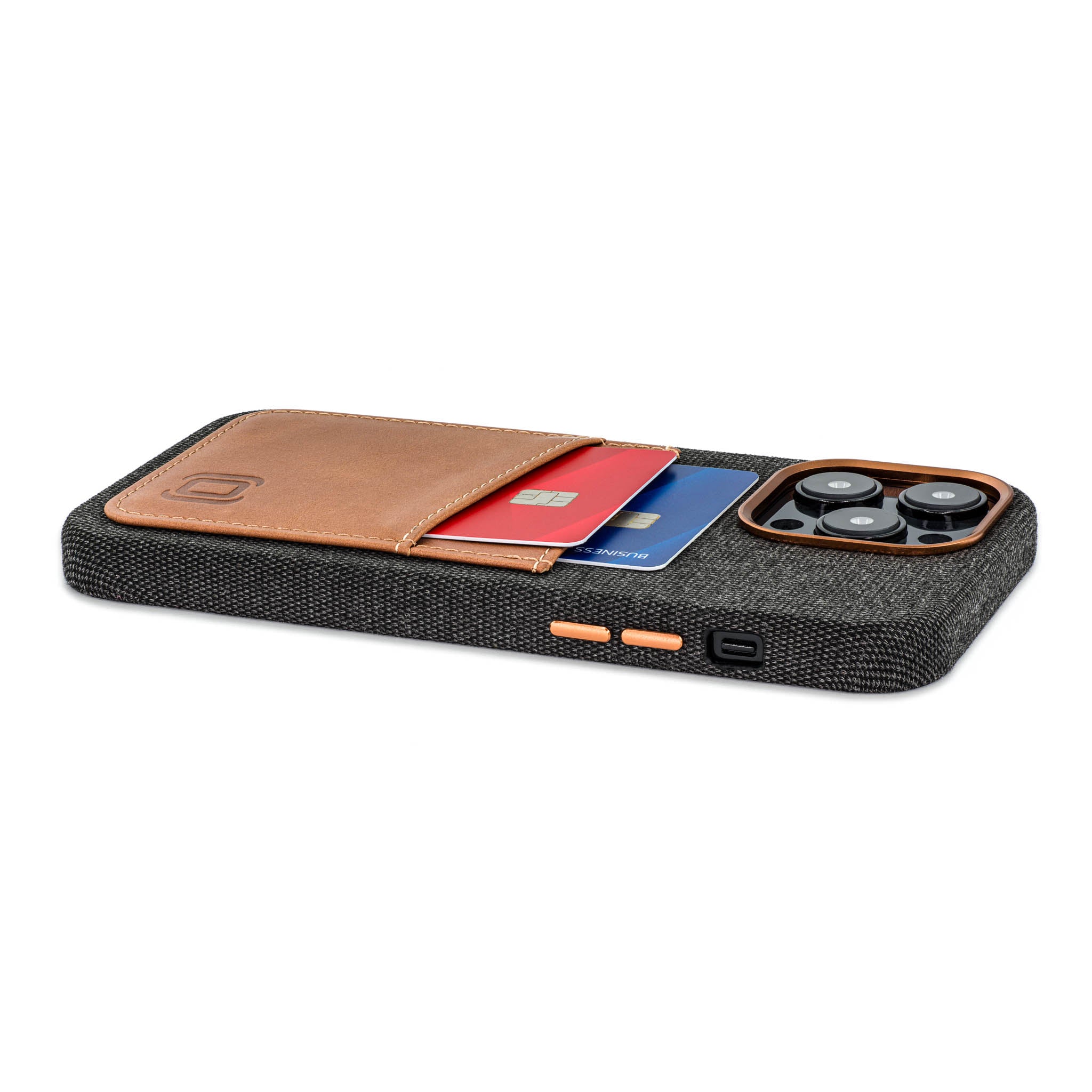 iPhone 14 Pro Max Fabric M2F Card Case [Light Brown]
