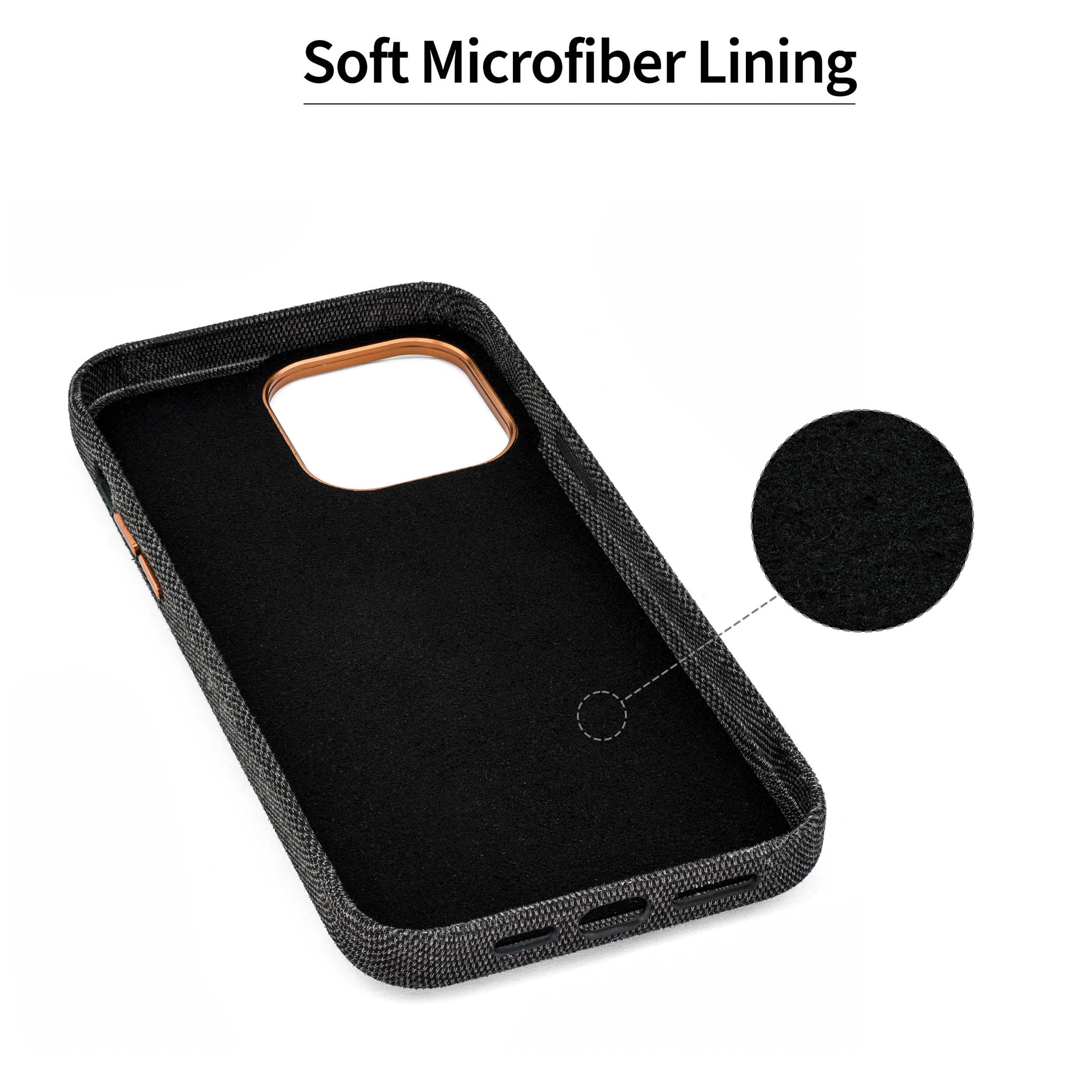 iPhone 14 Pro Max Fabric M2F Card Case [Light Brown]