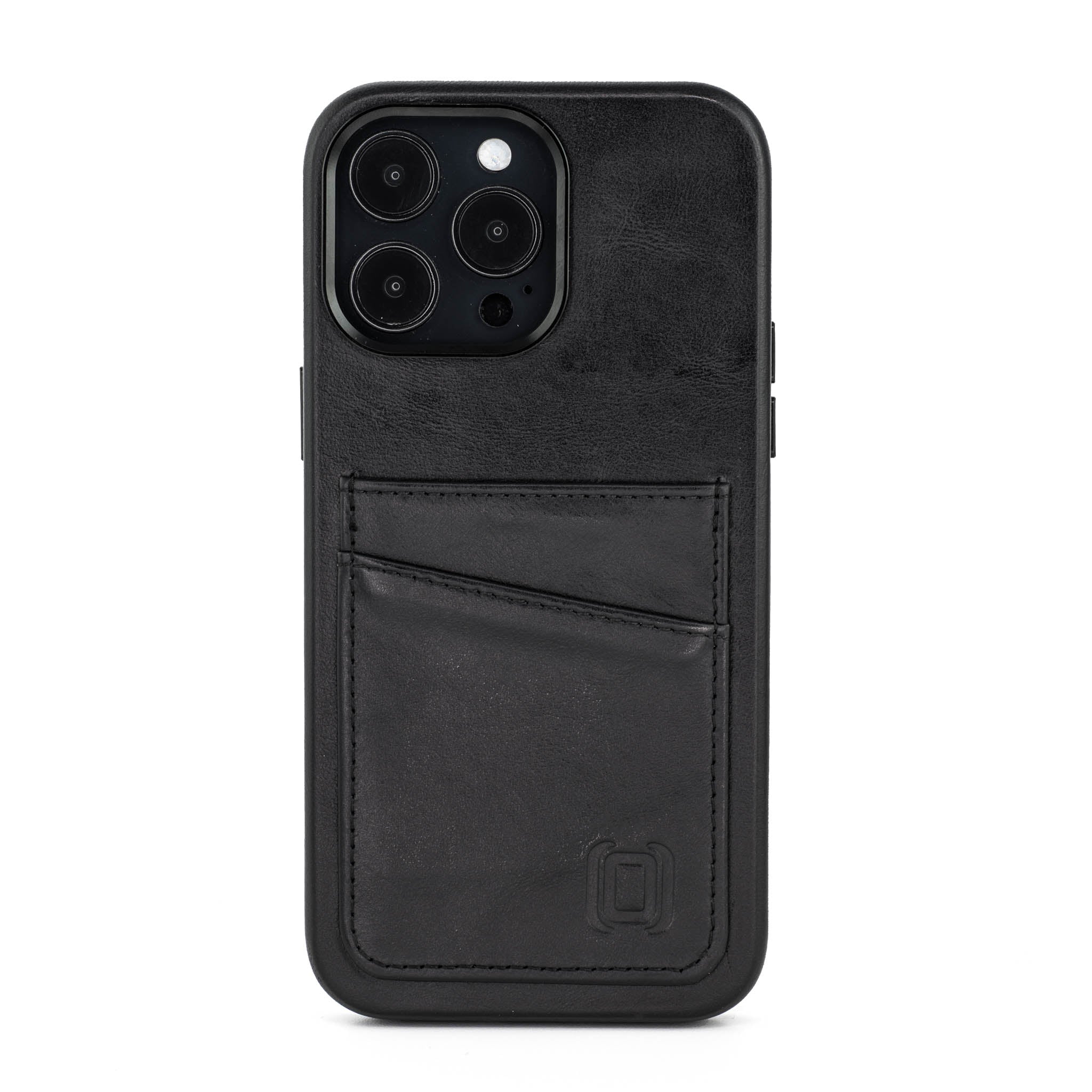 iPhone 14 Pro Max Genuine Leather M2GL Card Case [Black]