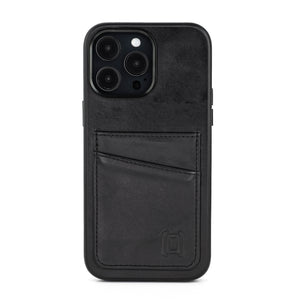 iPhone 14 Pro Max Genuine Leather M2GL Card Case [Black]