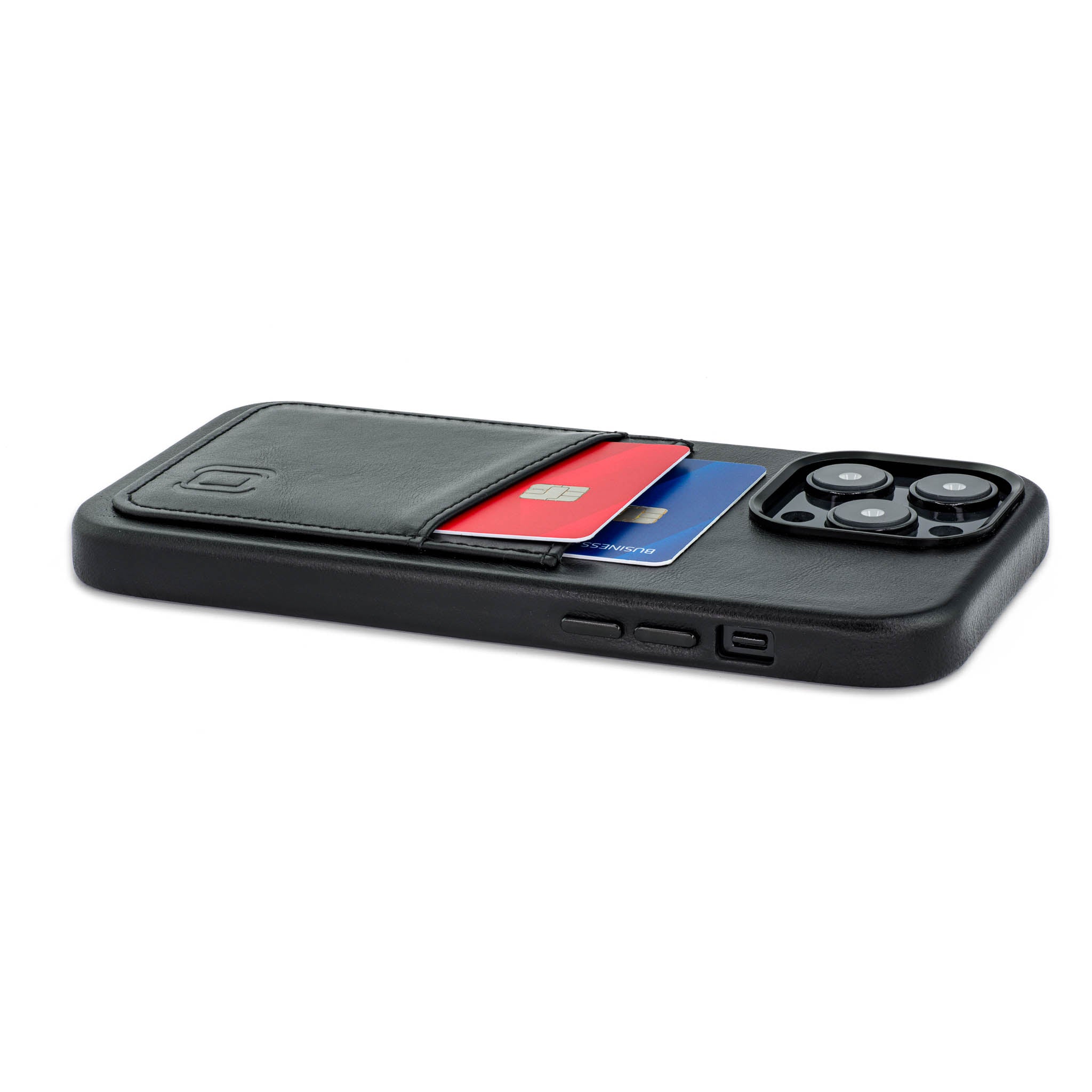 iPhone 14 Pro Max Genuine Leather M2GL Card Case [Black]