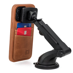 iPhone 14 Pro Max Genuine Leather M2GL Card Case [Light Brown]