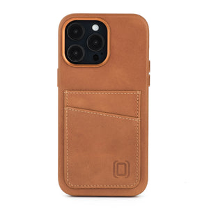 iPhone 14 Pro Max Genuine Leather M2GL Card Case [Light Brown]