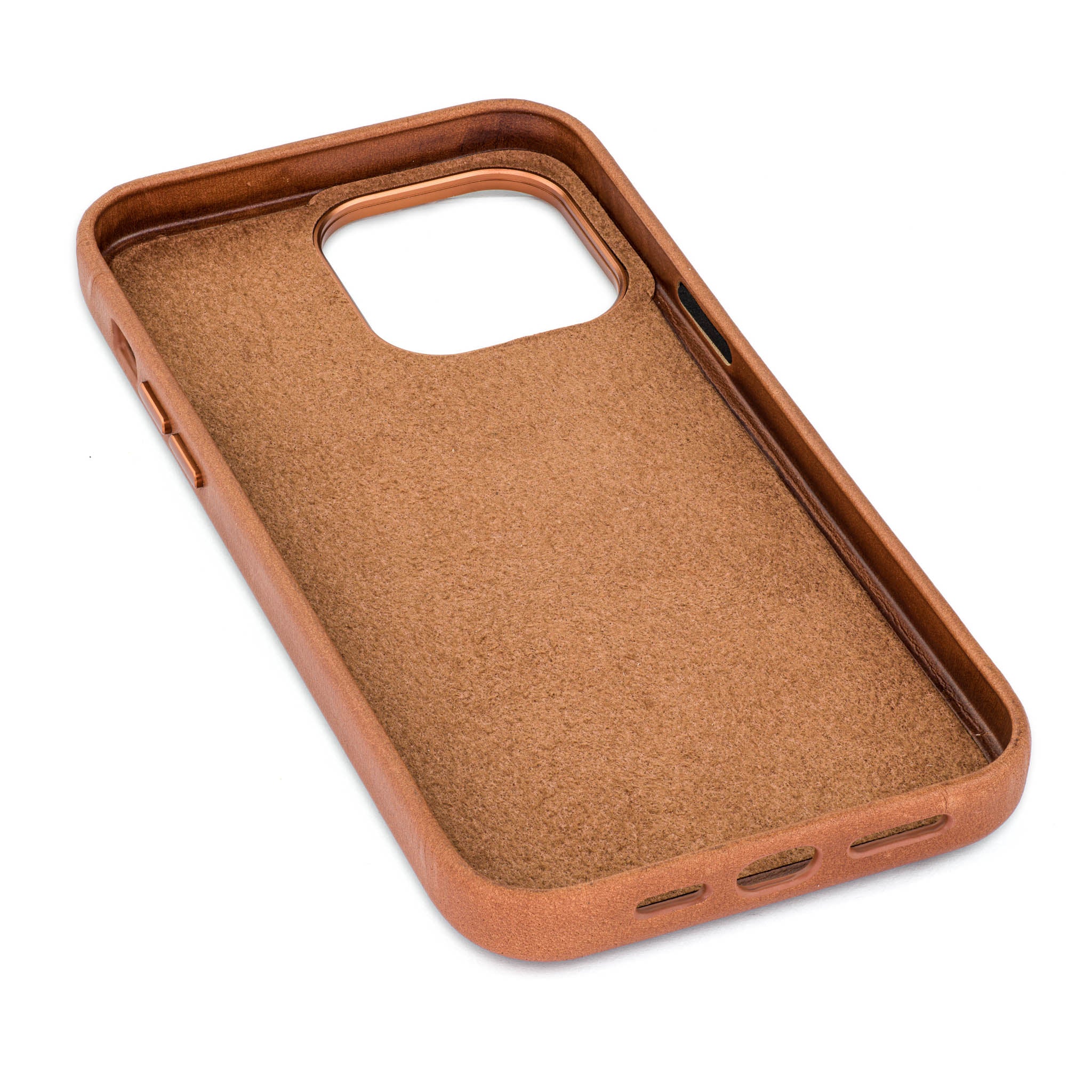 iPhone 14 Pro Max Genuine Leather M2GL Card Case [Light Brown]