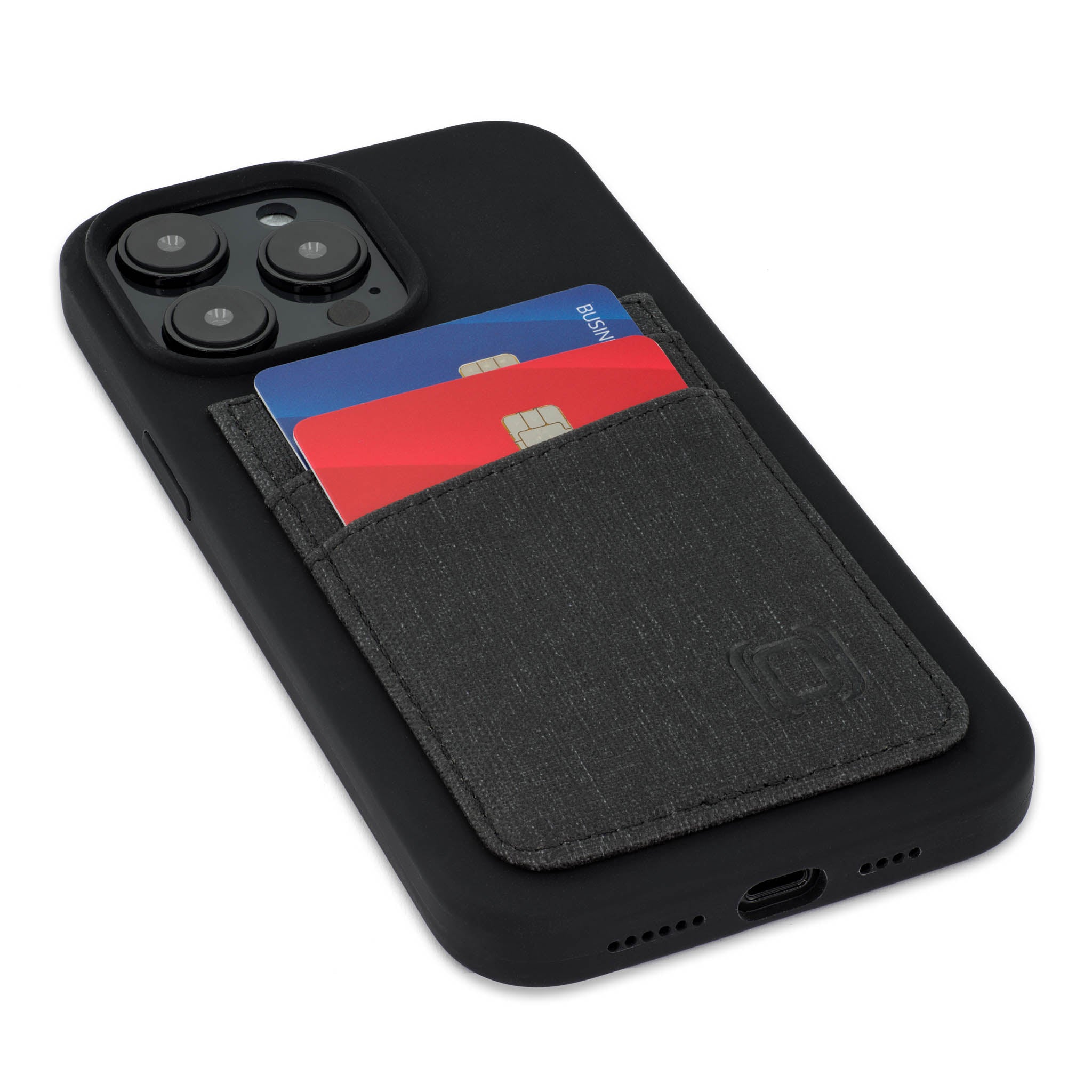 iPhone 14 Pro Max Silicone M2L Card Case [Black]