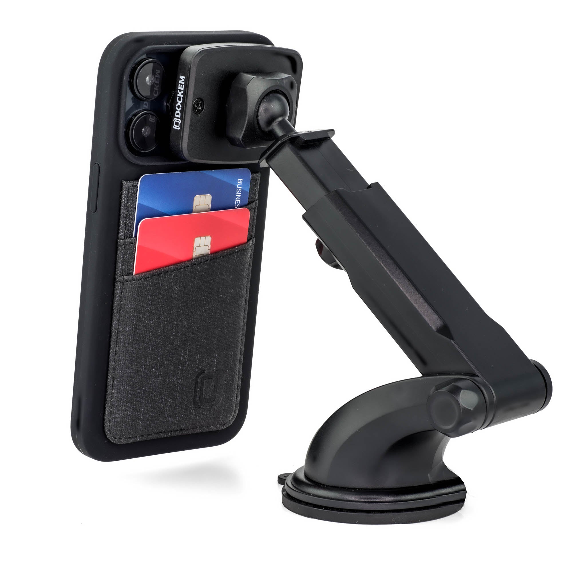 iPhone 14 Pro Max Silicone M2L Card Case [Black]